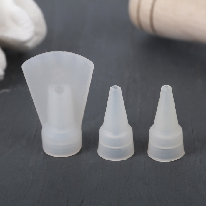 Набор кондитерский для айсинга 5 предметов: 4 трафарета, кондитерский мешок