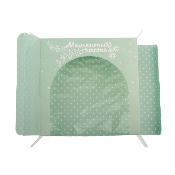 Коробочка для пончиков «Моменты счастья», 20 х 20 х 5 см