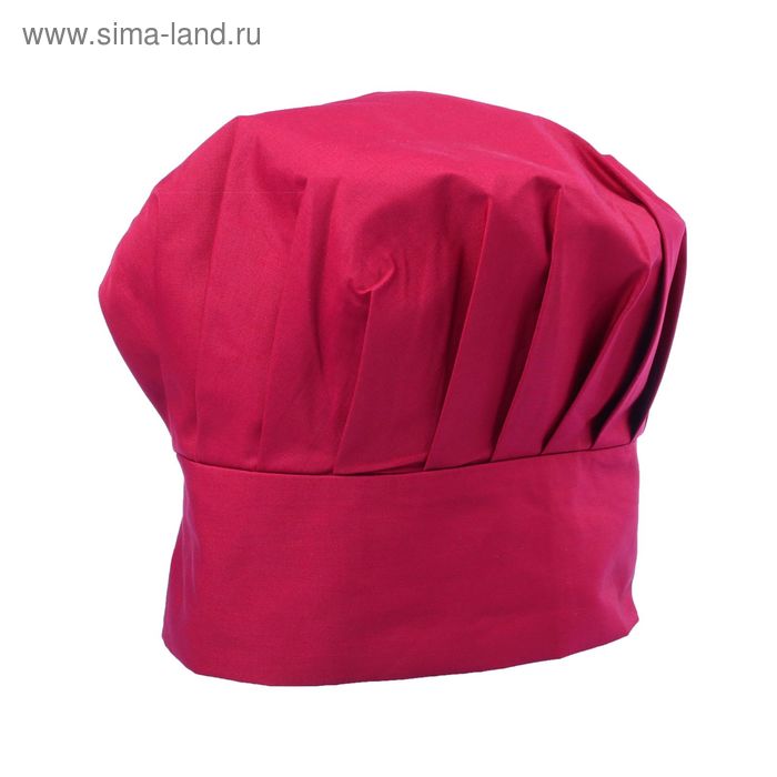 

Колпак повара, р. 58 х 60 см, цвет бордовый