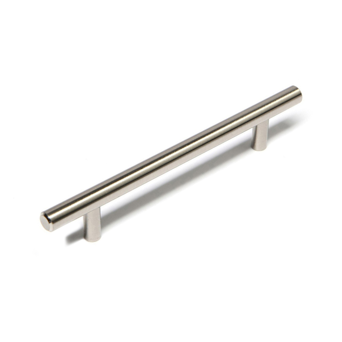 Ручка-рейлинг, d=12 мм, м/о 160 мм, цвет сатиновый никель