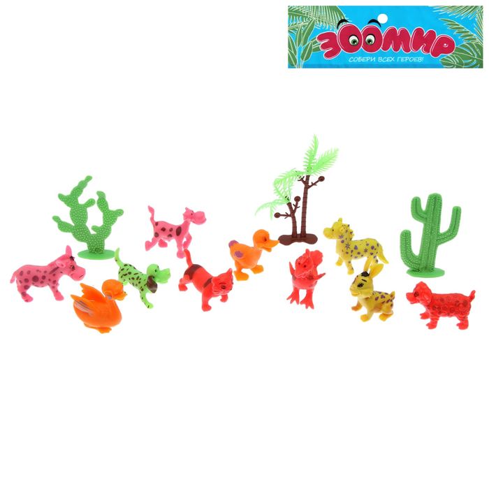 Набор животных «Ферма», 13 предметов