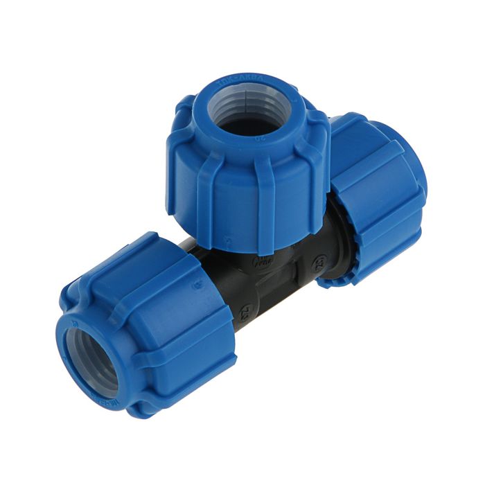 Тройник ПНД "ТПК-Аква", 20 мм, 90°