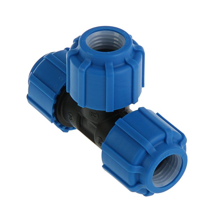 Тройник ПНД "ТПК-Аква", 20 мм, 90°