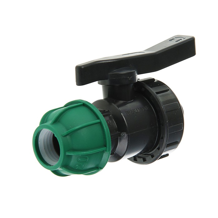 Кран ПНД "ТПК-Аква", 20 мм х 1/2", наружная резьба