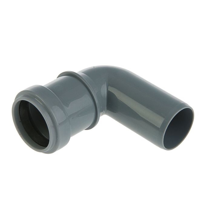 Отвод канализационный "Политэк", 32 мм, 90°