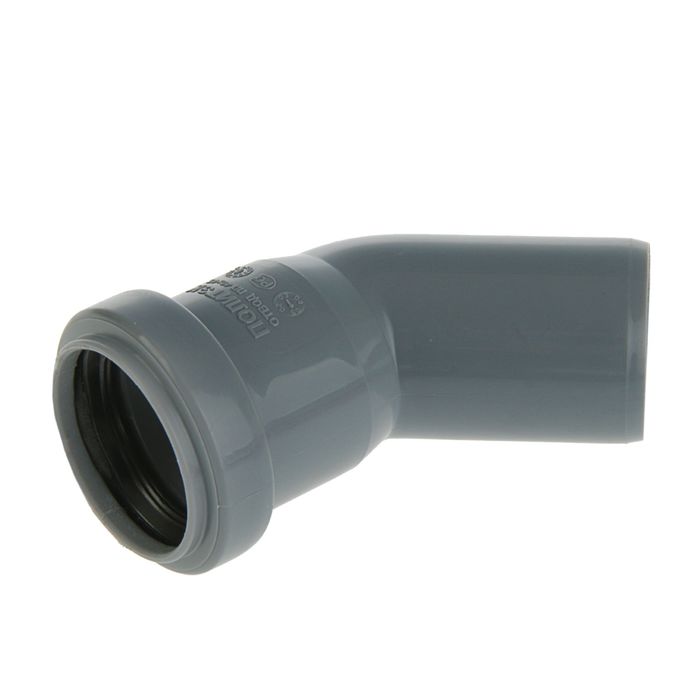Отвод канализационный "Политэк", 40 мм, 45°