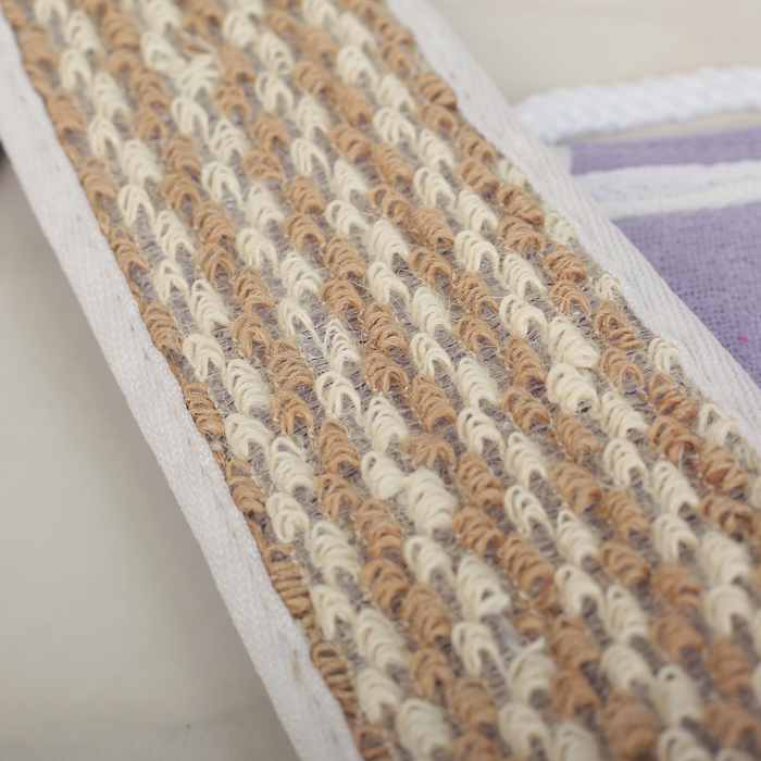 Мочалка-лента массажная 68х8 см, сизаль МИКС