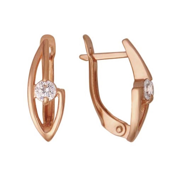 Серьги "Ханна", позолота