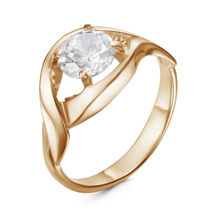 Кольцо "Силена", позолота, 18.5 размер