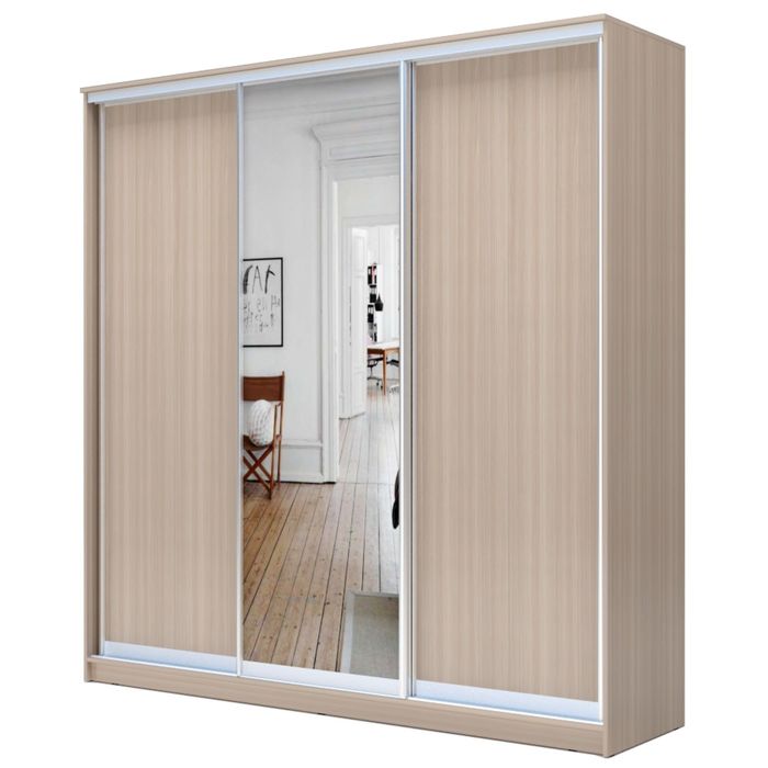 Шкаф-Купе Хит 2300х2000х620 Ясень шимо светлый