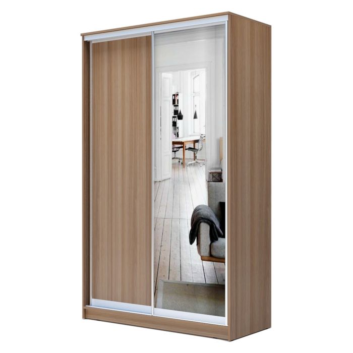 Шкаф-купе Хит-24-12-15, 2400х1200х620 Ясень шимо темный