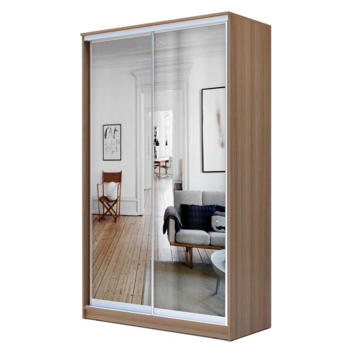 Шкаф-купе Хит-24-12-55, 2400х1200х620 Ясень шимо темный