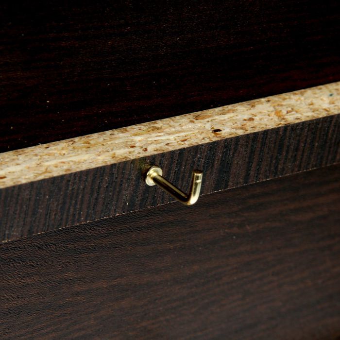 Ключница "Волки" венге 26х31 см