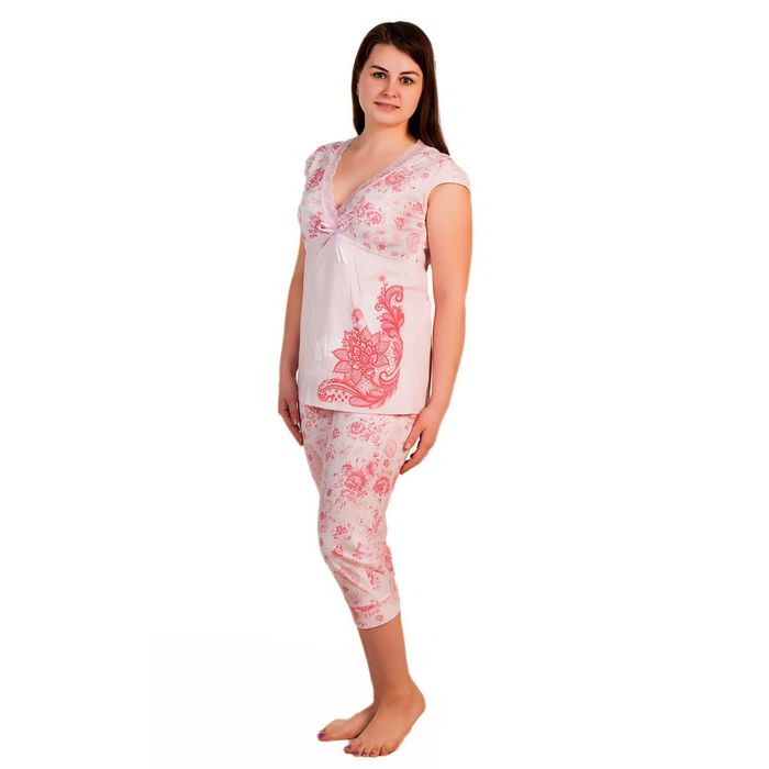 Пижама женская (майка,бриджи) П-41 МИКС, р-р 48
