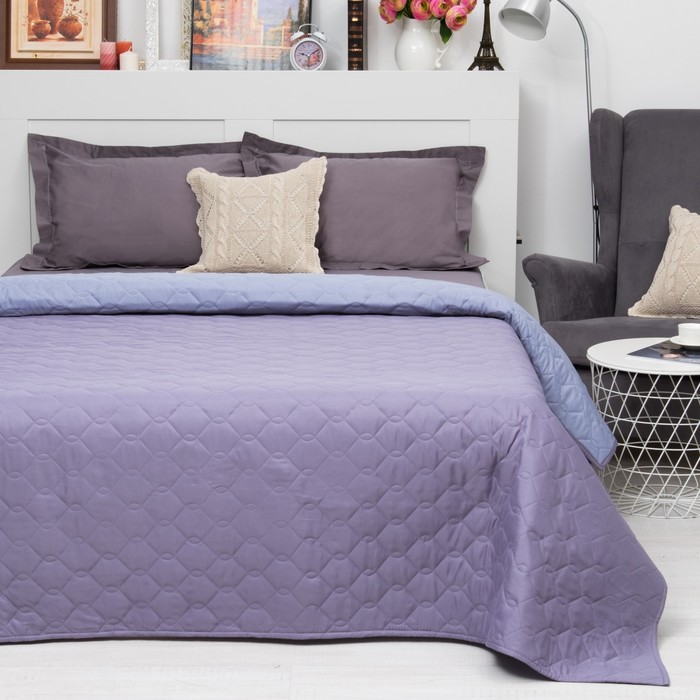 Покрывало Этель Ультрастеп эконом, размер 180х215 см, цвет сиреневый, 65г/м2