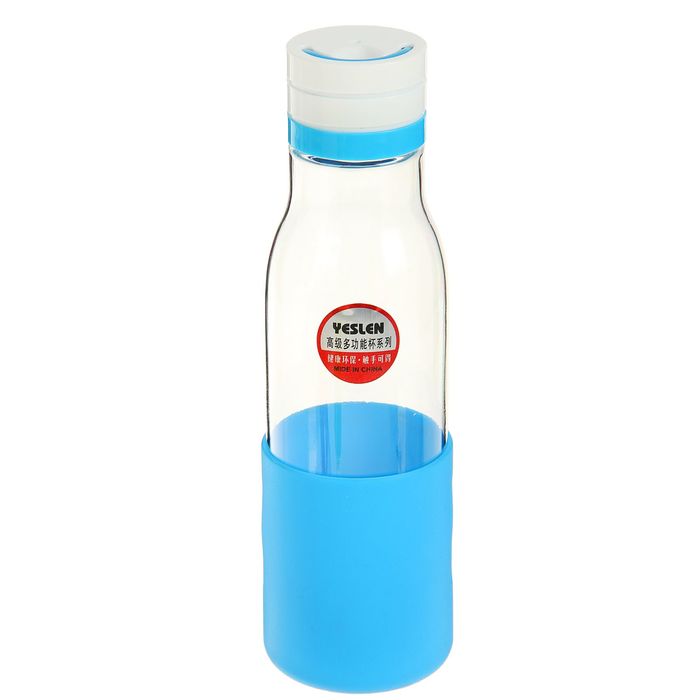 Бутылка для воды Yeslen, 500 мл, винтовая крышка, микс