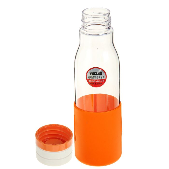 Бутылка для воды Yeslen, 500 мл, винтовая крышка, микс