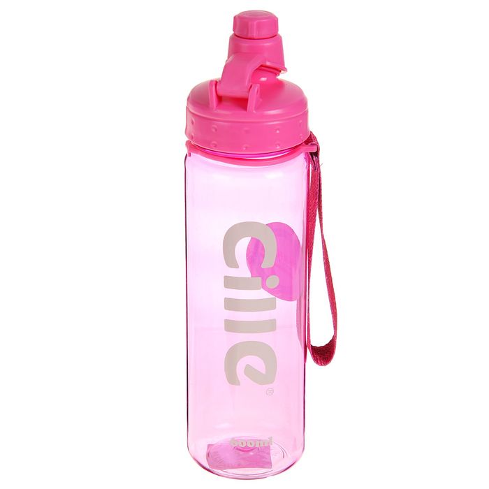 Бутылка для воды Cille с поильником в винтовой крышке, 600 мл, микс