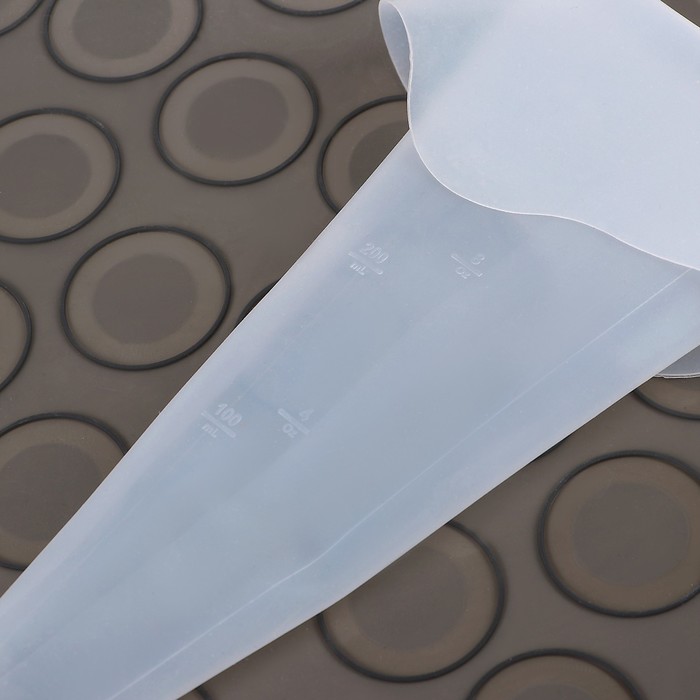 Набор для приготовления макарун: коврик 40х30 см, мешок силиконовый, 7 насадок, лопатка (ячейка 3,5 см)