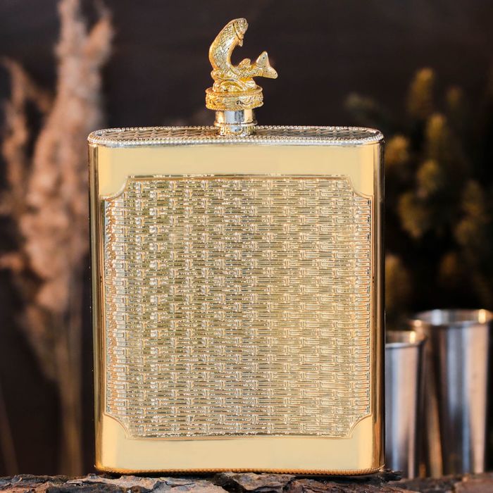 Фляжка "Лучший рыбак России", 540 мл