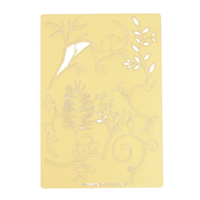 Чипборд бумажный "Веточки" [2] золотой, ср.размер элементов 4х4,5см