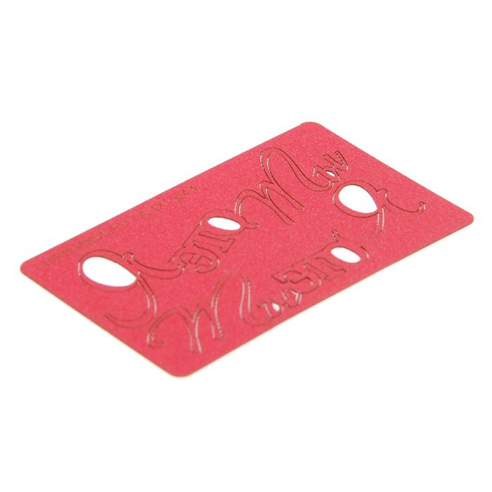 Чипборд бумажный "Я это ты, Ты это я" красный, по 6х3 см