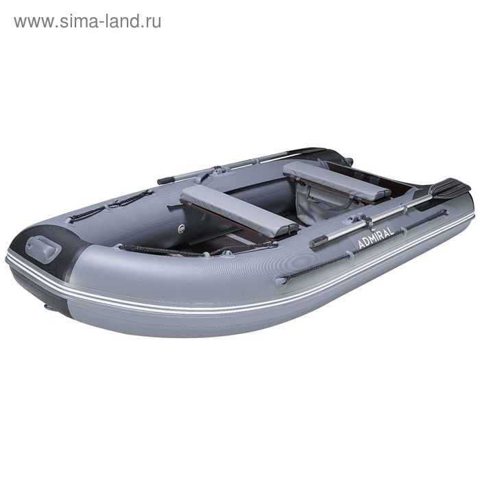 Лодка «Адмирал-320 S», грузоподъёмность 450 кг, 4х местная, серия Sport, серый