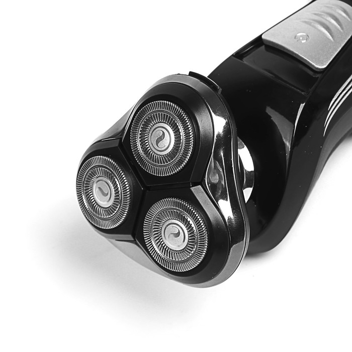 Электробритва Centek CT-2164, роторная, 3 плавающие головки, черная