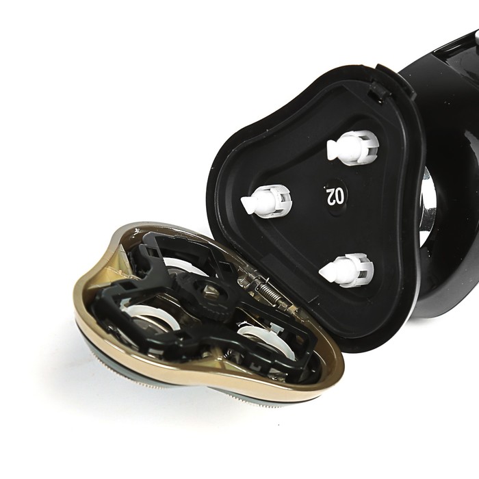 Электробритва Centek CT-2164, роторная, 3 плавающие головки, черная