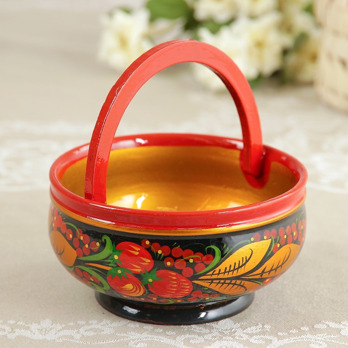 Корзинка «Хохлома»