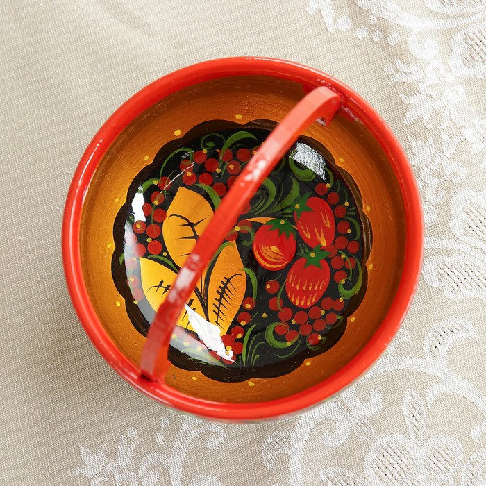 Корзинка «Хохлома»