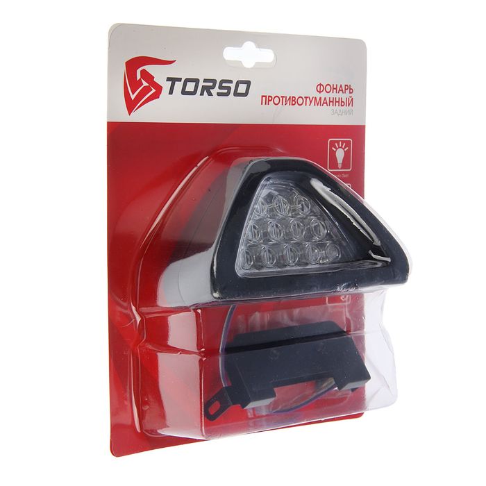 Противотуманный фонарь TORSO,12 led, 12 В, белый,