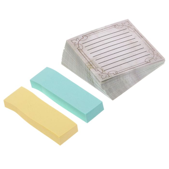 Футляр на текстурном картоне с бумажным блоком "Для важных записей"