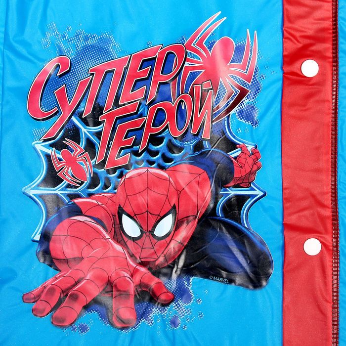 Дождевик детский в чехле "Супергерой", Человек-паук, р-р M, рост 100-110 см