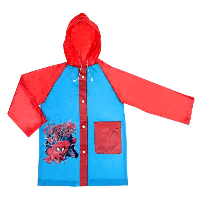 Дождевик детский в чехле "Супергерой", Человек-паук , р-р L, рост 110-120 см