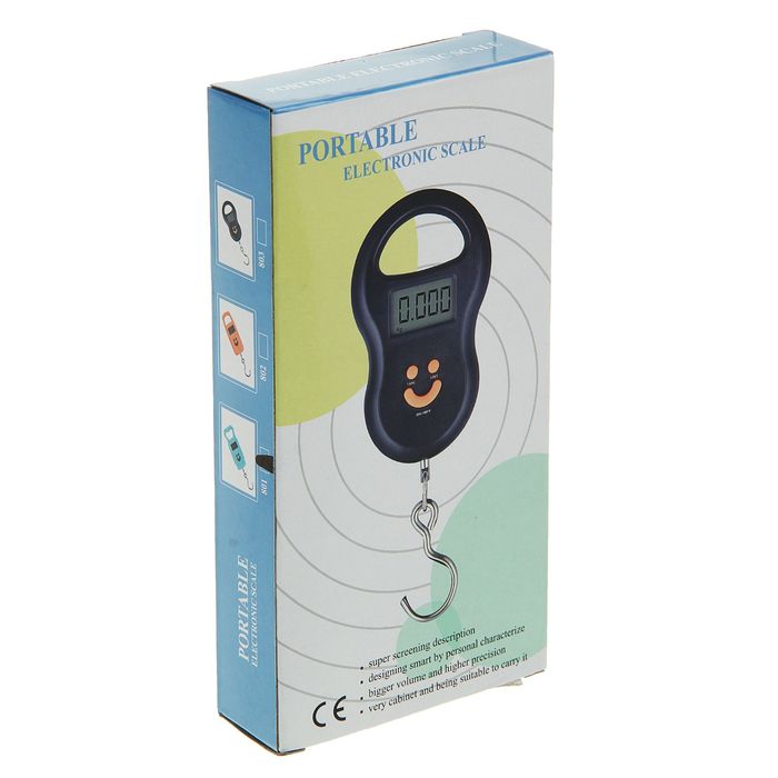 Весы электронные безмен Luazon LV-501, до 50 кг, МИКС