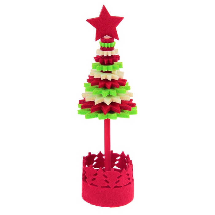 Сувенир из фетра "Ёлочка" цветная Мини