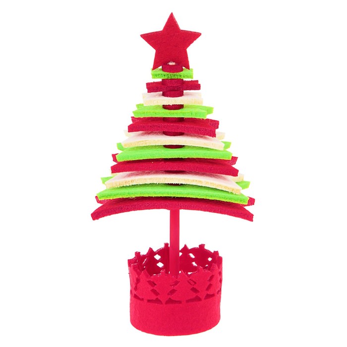 Сувенир из фетра "Ёлочка", плоская, мини