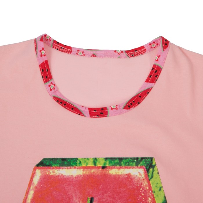 Пижама женская (футболка, шорты) ПК108 МИКС, размер 44