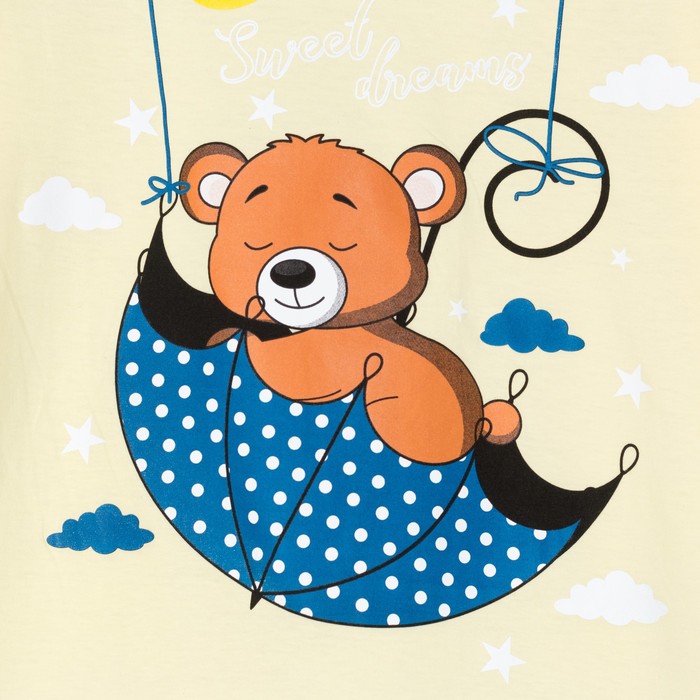 Пижама женская (футболка, шорты) ПК108 МИКС, размер 44