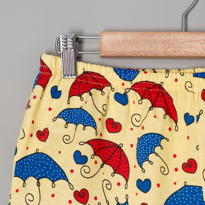 Пижама женская (футболка, шорты) ПК108 МИКС, размер 44