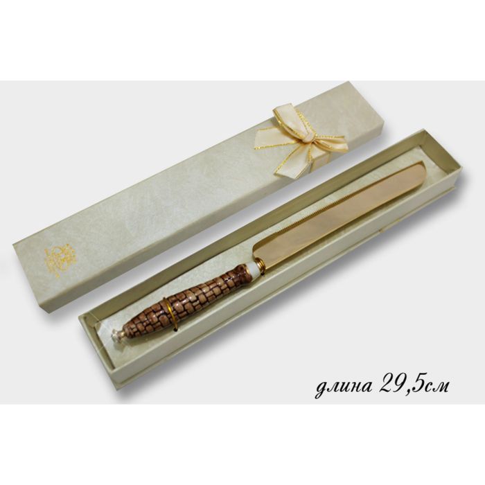 Нож для торта Kristal de lux, в подарочной упаковке