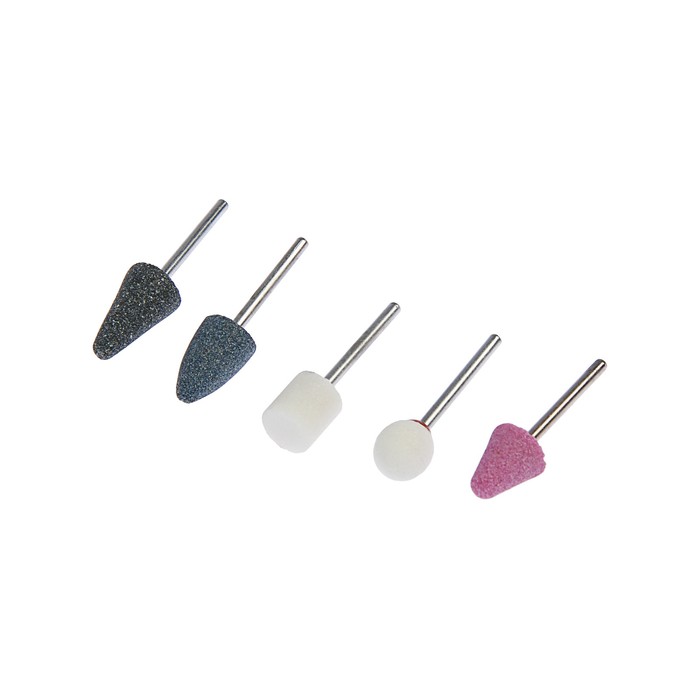 Набор насадок ЗУБР "МАСТЕР", абразивные, для гравера и дрели, d=3,2 мм, 5 предметов