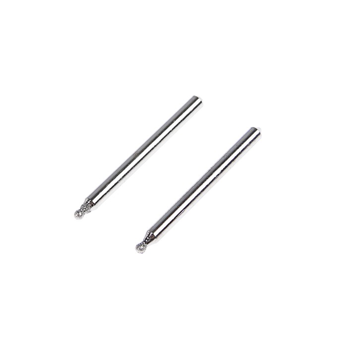 Мини-шарошки "ЗУБР", алмазные, d=2.0x3.2 мм, 2 предмета