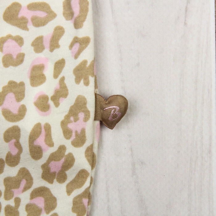 Комбинезон с шапочкой "Лео", рост 68-74 см, цвет бежевый/розовый ВВТ-К 613_М