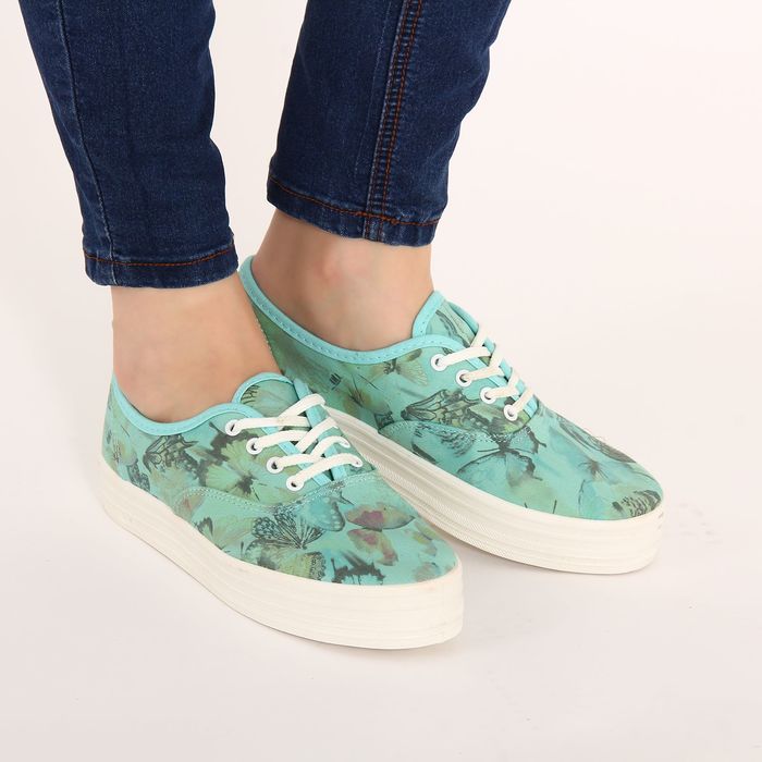 Кеды женские, размер 38, цвет мятный (арт. 2112W-menthol)