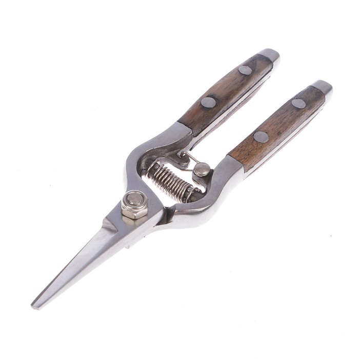 Ножницы садовые, 6" (15 см), деревянные ручки