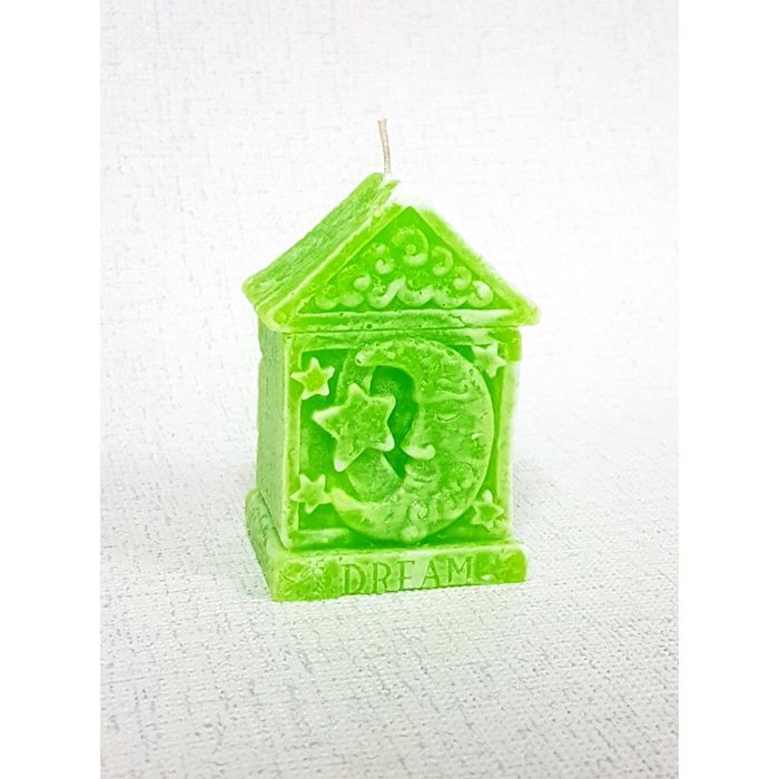 Свеча "Ручная работа" DREAM "Месяц и звёзды" 8,5*5,5*4,3 яблочный