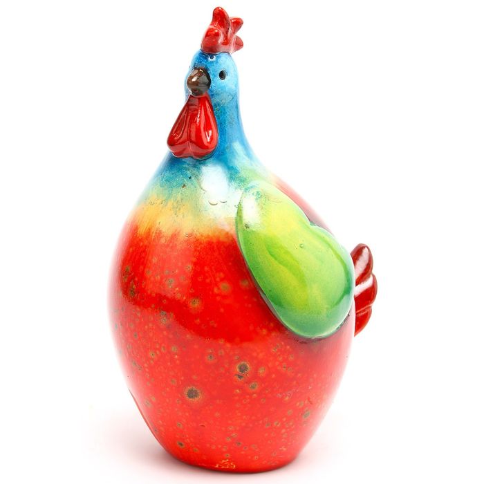 Садовая фигура "Петушок", красный