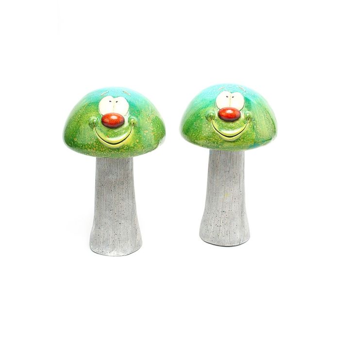 Садовая фигура "Гриб", цвет зеленый